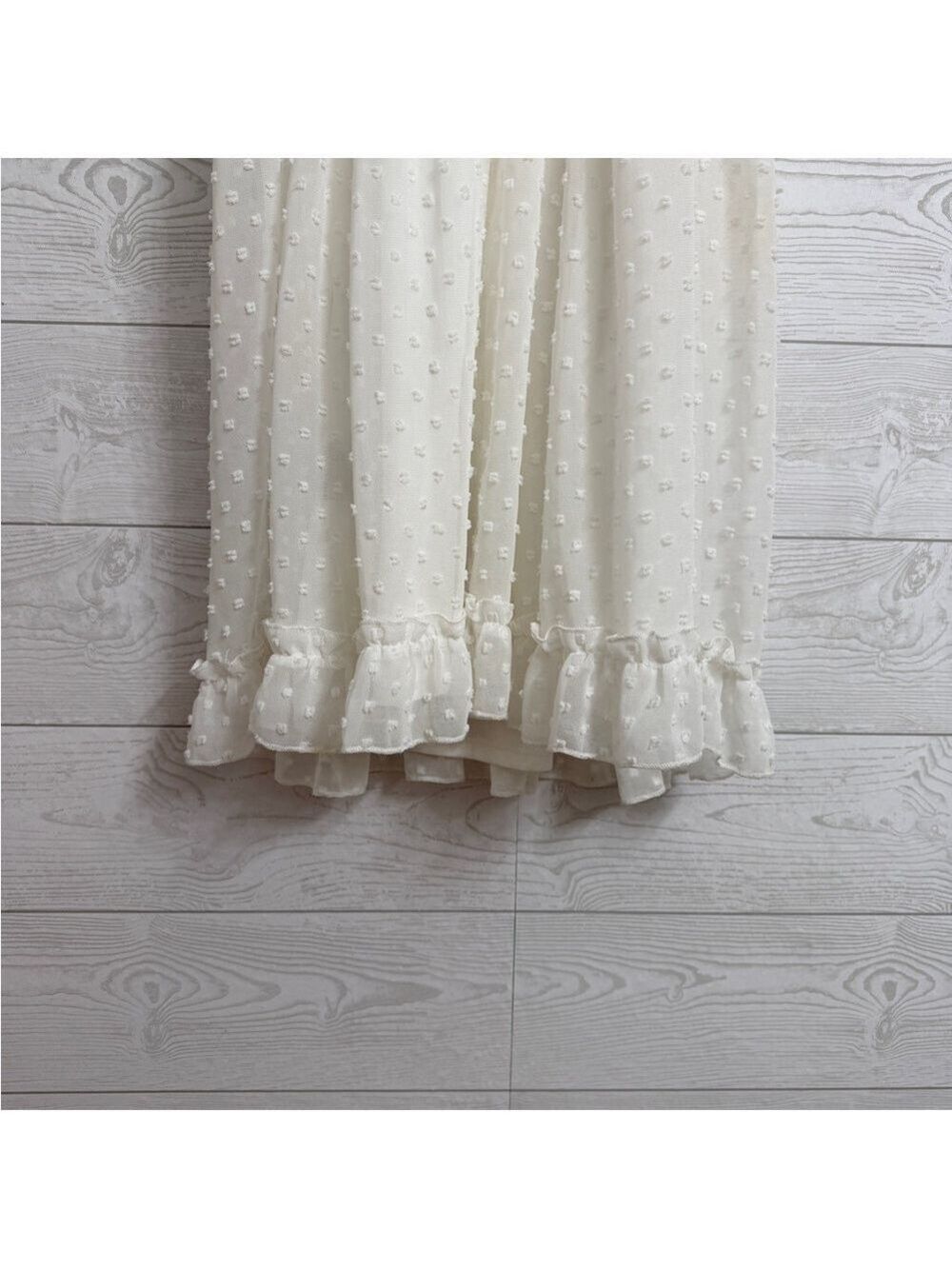 Justify Women’s White Lace & Chiffon Midi Dress. Size M - Picture 6 of 7